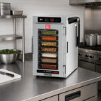 Thumbnail image #3 for Metro HotBlox™ HBCN8-DCPC-CT 8-Pan Pass-Thru Countertop/Stacking Insulated Holding Cabinet with Digital Touchscreen and Clear Doors