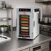 Thumbnail image #3 for Metro HotBlox Narrow 8-Pan Pass-Thru Countertop/Stacking Insulated Holding Cabinet with Digital Touchscreen and Clear Doors