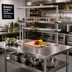 Thumbnail image #2 for Eagle Flex-Master 18-Inch Stainless Steel Table-Mount Overshelf Posts