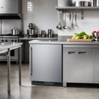 Thumbnail image #3 for Summit Commercial Summit Appliance ALFZ53CSS 24-Inch Undercounter All-Freezer, 3.7 Cu. Ft., Stainless Steel, Digital Controls