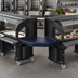 Thumbnail image #3 for Cambro Versa Food Bar Straight Connector for Versa Cart to Low-Height Food Bar/Work Table, Navy Blue