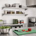 Thumbnail image #2 for Eagle Group Left Single-Knob Stainless Steel Shelf Bracket for Cantilevered Shelving, 14-Inch