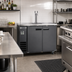 Thumbnail image #2 for Maxx Cold X-Series Two-Section Freestanding Keg Cooler with Single Tower and Dual Faucets, 10.5 Cu. Ft.