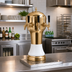 Thumbnail image #2 for Perlick Roma Countertop Glycol-Cooled 3-Faucet Draft Beer Tower, Gold-Tone Brass Body with White Ceramic Skirt