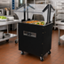 Thumbnail image #2 for Advance Tabco Triumph Supreme Portable Electric Hot Food Buffet Table, 2-Well, Double-Sided Sneeze Guard, 120V