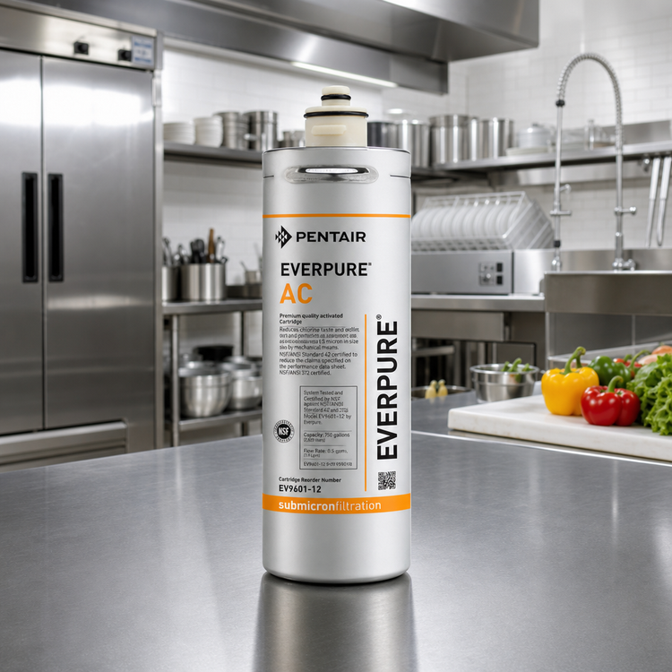 Product image #2 for Everpure AC Activated Carbon Water Filter Cartridge, 750 Gallon, 0.5 GPM, 0.5 Micron
