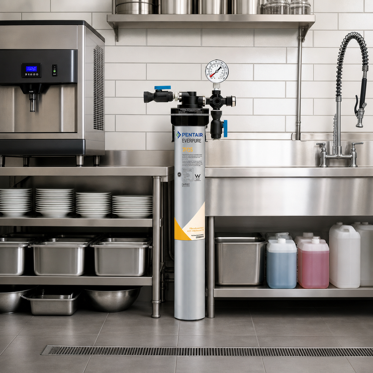 Product image #2 for Everpure QC7I Single Water Filtration System with 7FC5 Fibredyne Carbon Block Cartridge