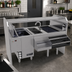 Thumbnail image #2 for Glastender Complete Style Pass-Thru Cocktail Station with GW24 Glasswasher, Leftward Workflow, 66-Inch W x 32-Inch D