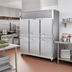 Thumbnail image #2 for Traulsen Spec-Line 3-Section Remote Reach-In Freezer, Standard Depth, Narrow Half-Height Solid Doors, Stainless Steel, 69.35 Cu. Ft.