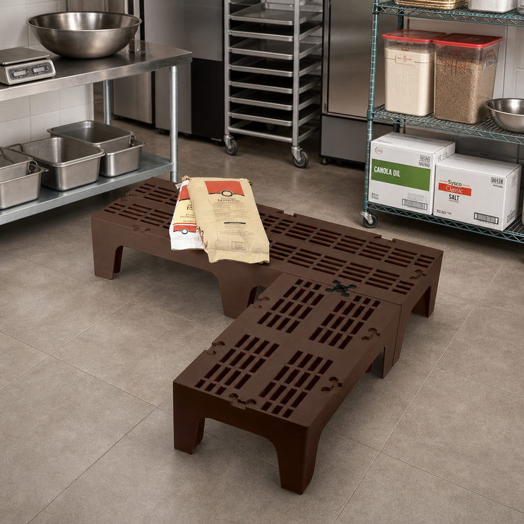 Product image #2 for Cambro S-Series Slotted Top Polypropylene Dunnage Rack, 30 x 21 x 12 Inches, 1500 lb. Capacity