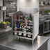 Thumbnail image #2 for Advance Tabco Underbar Basics 5-Step Freestanding Stainless Steel Liquor Bottle Display Unit