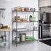Thumbnail image #3 for Super Adjustable Super Erecta Wire Shelving Starter Unit, 48 x 18 x 63 Inches, 4 Shelves, Metroseal 3 Green Epoxy-Coated Finish
