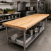 Thumbnail image #2 for Boos Block Blended Edge Grain Maple Kitchen Countertop, 144 x 30 x 1-1/2 Inches, Oil Finish