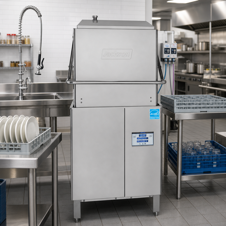 Product image #2 for Jackson DynaStar High Temperature Sanitizing Door-Type Dishwasher, Without Booster