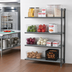Thumbnail image #2 for Cambro Camshelving Basics Plus 4-Tier Vented Add-On Polymer Shelving Unit, 24