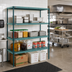 Thumbnail image #2 for Metro Super Erecta Pro 4-Shelf Polymer Shelving Starter Unit, 21-Inch Wide x 54-Inch Deep x 74-Inch High