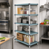 Thumbnail image #2 for MetroMax Q 4-Shelf Starter Open-Grid Polymer Shelving Unit, 30W x 18D x 63H