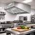 Thumbnail image #2 for SpecAir HESFA96-78 78-Inch Short Front Wall Type Front Discharge Make-Up Air Exhaust Hood