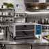 Thumbnail image #2 for Antunes Miracle Steamer MS-250 Spatula-Style Countertop Steamer with Direct Water Hook-Up, 208V