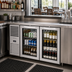 Thumbnail image #2 for True Premier Bar 36-Inch Pass-Thru Back Bar Cooler with 2 Glass Doors and Side-Mounted Self-Contained Refrigeration
