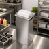 Thumbnail image #2 for Classic In-Counter Fullfold Napkin Dispenser, 750+ Capacity, Clear Face, Satin Stainless Finish