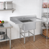 Thumbnail image #2 for Spec-Master FN Series 1-Compartment Sink with Left Drainboard, 47-1/2 x 27 Inch, 14/304 Stainless Steel Top