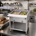 Thumbnail image #2 for Aerohot E302 Electric Hot Food Station with 2 Open Wells and Poly Carving Board