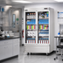 Thumbnail image #2 for Everest Refrigeration Two-Section Laboratory Refrigerator with Full-Height Glass Doors, 33 Cu. Ft., Bottom-Mount R290