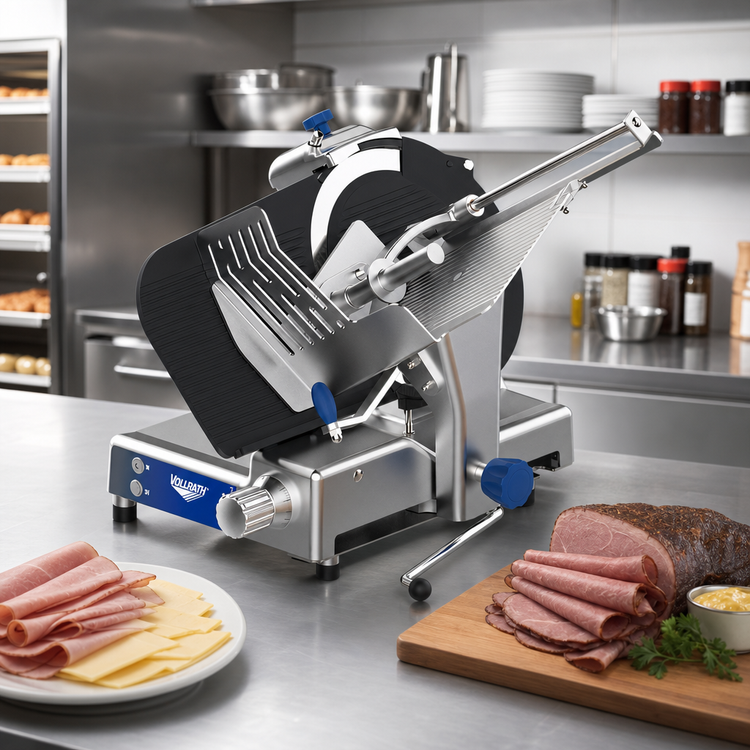Product image #2 for Vollrath 13-Inch Deluxe Deli-Style Manual Belt-Driven Gravity Feed Slicer