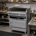 Thumbnail image #2 for Garland Cuisine Series 36-Inch Heavy Duty Gas Char-Broiler Range with Cast Iron Radiant Broiler and Standard Oven