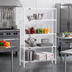 Thumbnail image #2 for Eagle Group Stand-Outs QuadTruss Decorative Wire Shelf, 72 x 18 Inches, White Epoxy Finish