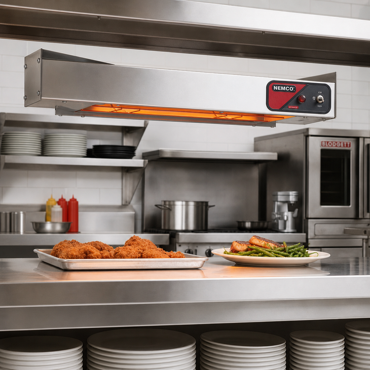 Product image #2 for Nemco 24-Inch Dual Lighted Infrared Strip Heat Lamp