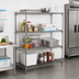Thumbnail image #2 for Metro Super Erecta Super Adjustable Add-On Wire Shelving Unit, 48W x 21D x 63H, 4 Shelves, Chrome Plated