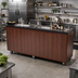 Thumbnail image #2 for FWE CB-8 Conventional Dual-Station Portable Bar, 95 Inch Wide, with Ice Bins