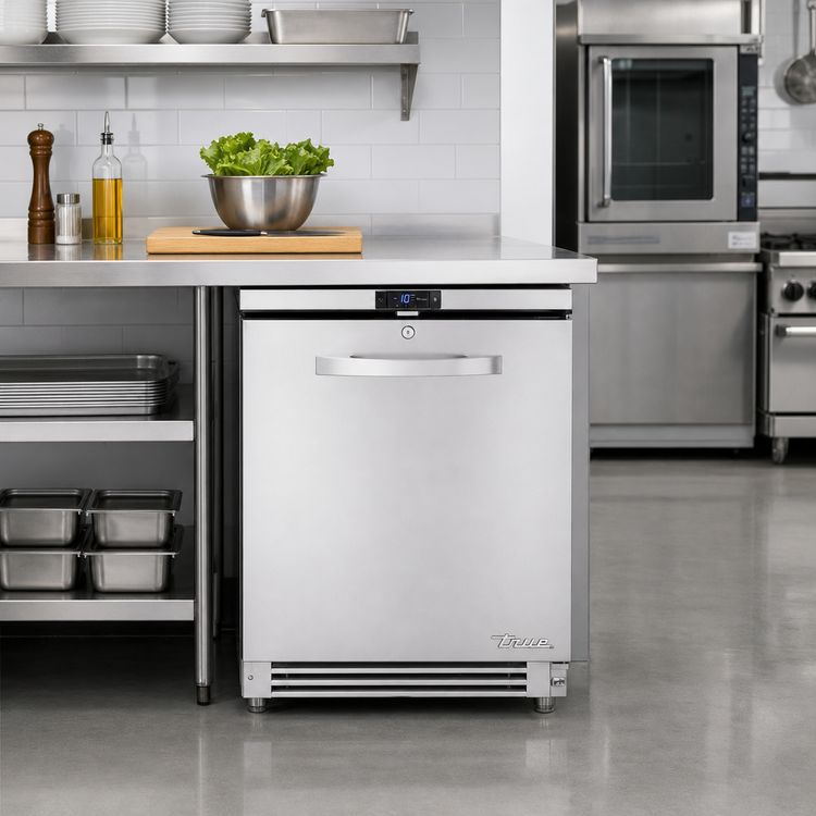 Product image #2 for True SPEC SERIES 24-Inch One-Section Undercounter Solid Door Freezer, -10°F
