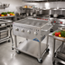 Thumbnail image #2 for Comstock-Castle CS-GBBQ-30 Propane Outdoor Charbroiler Grill, 4-Burner, 34-Inch Wide Frame
