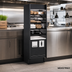 Thumbnail image #2 for Fusion Ambient Inline Packaging Counter with LED Lights, Adjustable Shelving, and Trash Chute