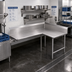 Thumbnail image #2 for Pro-Bowl L-Shaped Corner Clean Dishtable, 60-Inch Machine Side x 108-Inch End, Left-to-Right, Stainless Steel