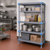 Thumbnail image #2 for Quantum Millenia Polymer Shelving Unit with Dunnage Stand, 72
