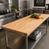 Thumbnail image #2 for John Boos Boos Block Northern Hard Rock Maple Blended Edge Grain Kitchen Countertop, 96 x 32 x 1-1/2 Inch, Oil Finish