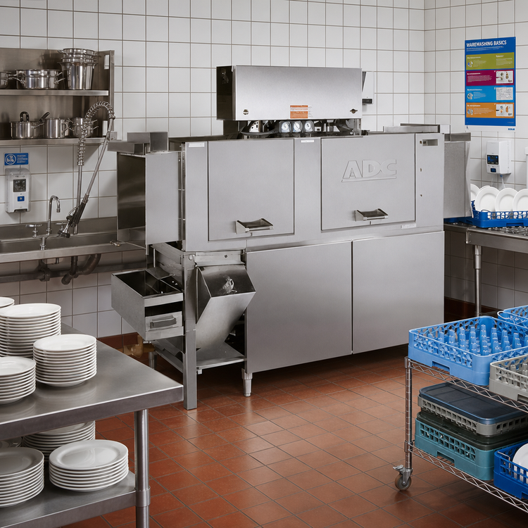 Product image #2 for American Dish Service ADC-66 High-Temp Conveyor Dishwasher, Right to Left Feed