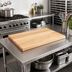 Thumbnail image #2 for John Boos Boos Block Edge Grain Maple Kitchen Countertop with Full-Length Rails, 30 x 25 x 1-1/2 Inch, Penetrating Oil Finish