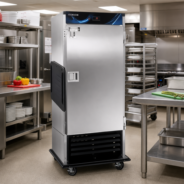 Product image #2 for Cres Cor ChillTemp Mobile Refrigerated Holding Cabinet, 18 Cu. Ft., Stainless Steel, 10 Adjustable Universal Angles