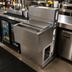 Thumbnail image #2 for BK Resources 36-Inch Underbar Insulated Stainless Steel Ice Bin with Sliding Cover, 100 lb Capacity