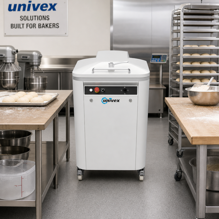 Product image #2 for Univex SQD48 Semi-Automatic Square Dough Divider Floor Model, 48-Piece Capacity