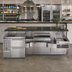 Thumbnail image #2 for Perlick Tobin Ellis Signature Series 68-Inch Pre-Configured Single-Sink Bartender Station with Ice Vault and Wall-Mount Faucet
