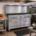 Thumbnail image #2 for Southbend Ultimate 60-Inch Gas Restaurant Range with 36-Inch Charbroiler, Standard Oven and Convection Oven