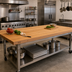 Thumbnail image #2 for John Boos Appalachian Edge Grain Oak Island Countertop with Varnique Finish, 84