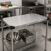 Thumbnail image #2 for Quantum 24 Inch W x 18 Inch D Solid Shelf, 304 Stainless Steel