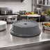 Thumbnail image #3 for Cambro Versa Camcover Round Fiberglass Plate Cover, 10-5/16 Inch Inside Diameter, Granite Gray